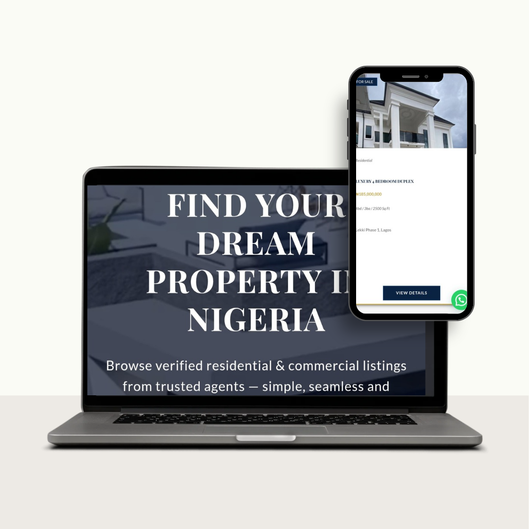 Home Real estate website designed by 3pleService