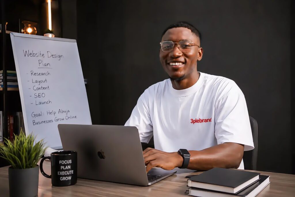 Professional website design for a business in Abuja